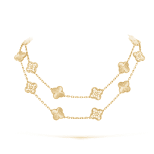 Vintage Alhambra long necklace, 20 motifs