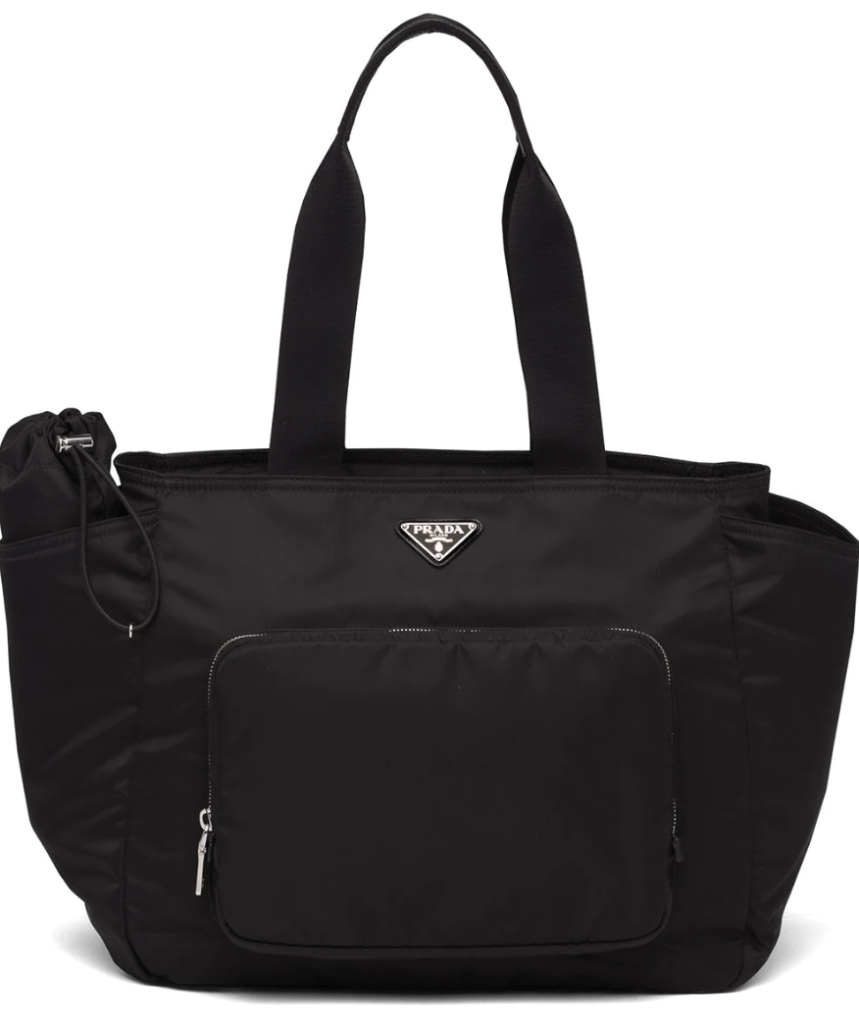 Prada nylon diaper bag