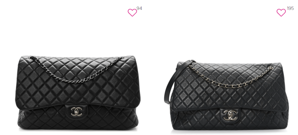 chanel xxl fllap as a diaper bag