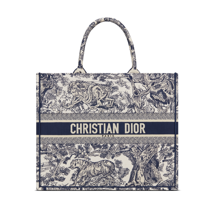 dior book tote pool