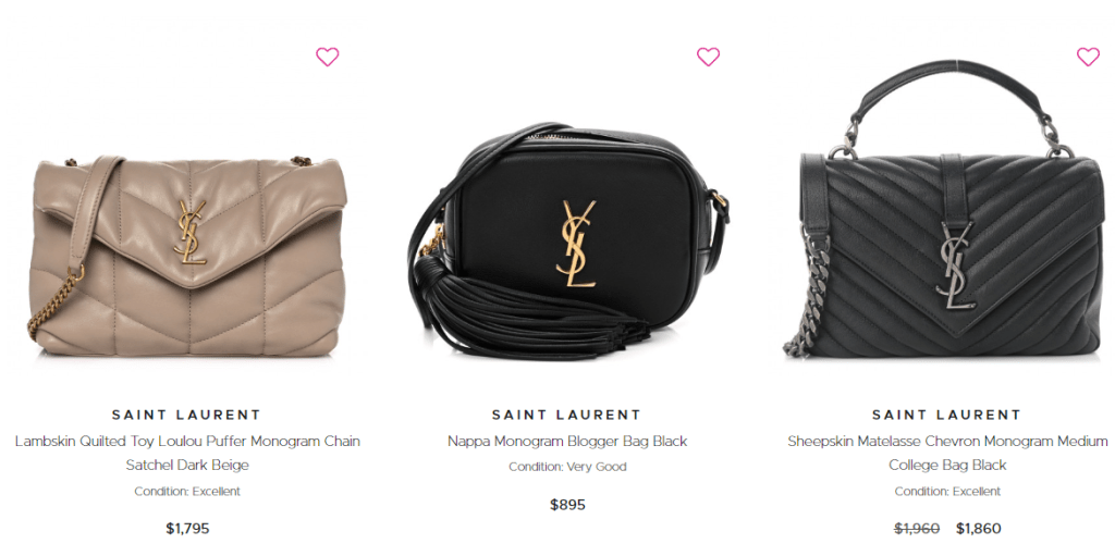 saint laurent preloved