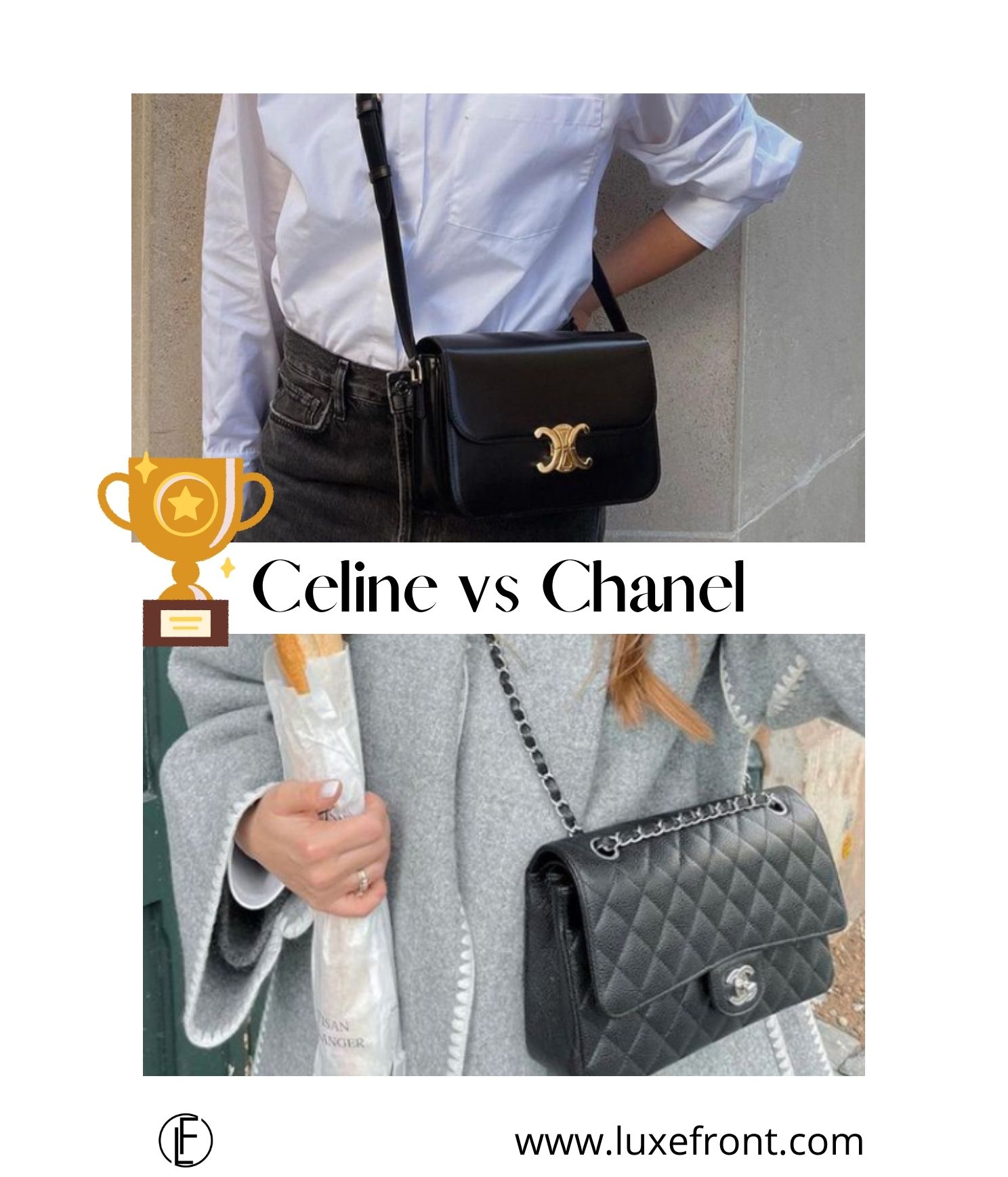 Celine vs Chanel Bags. The Battle Of The CCs